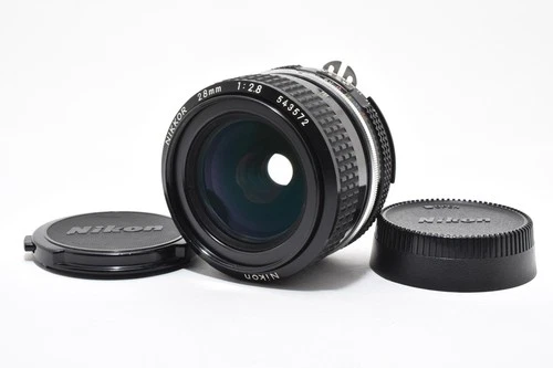 *Near Mint* Nikon Ai Nikkor 28mm f/2.8 MF Prime Lens from Japan #4937