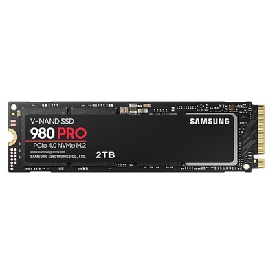 SAMSUNG SSD 2TB M.2 PCI-E 980 PRO read/write:6400/2700,IOPS:22T/60T