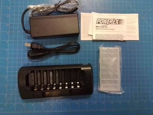 Maha PowerEx MH-C801D Battery Charger NiMH NiCd AA AAA Professional Fast Charger