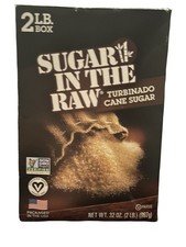 Sugar In The Raw Turbinado Cane Sugar 32oz Box 2030 EXP