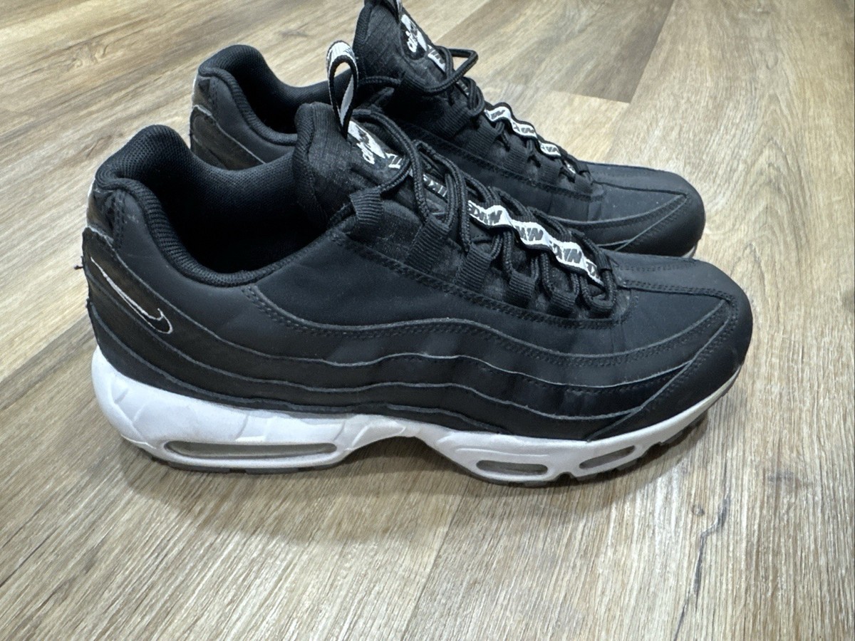 Footwear Air Max 95 Pull Tab Black White Nike Air Max Tabas Store