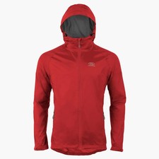 Highlander Men's Stow & Go Pack Away Waterproof Jacket | Red
