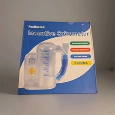 Deep Breathing Trainer for Adults Breathing Exercise Device for Lungs - 5000Ml