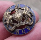 A WW1 CITY OF LONDON NATIONAL GUARD VOLUNTEER C L N G V BADGE