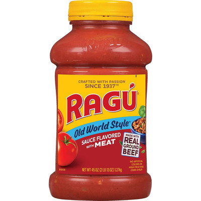 Old World Style Sauce Flavored with Meat, Perfect for Italian Style Meals at Hom