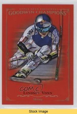 2016 Upper Deck Goodwin Champions Royal Red Lindsey Vonn #10 READ 0f3