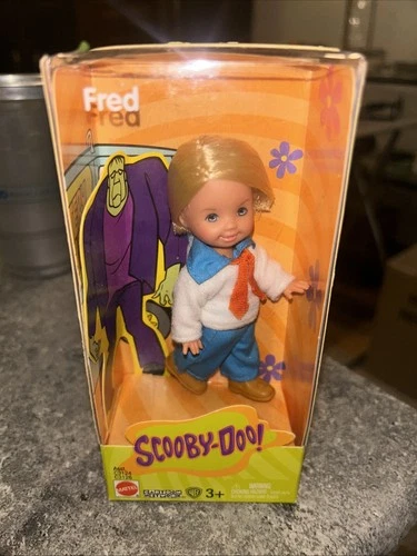 Vintage Barbie Kelly Scooby Doo Fred Doll 4” NIB