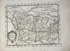 ✒ 1649 CARTE pour Philippe BRIET - Roumanie Moldavie Daciae & Mysiaru delineatio