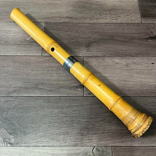 Japanese Instrument Shakuhachi 17.9inch vertical bamboo flute with Sign - Picture 2 of 6