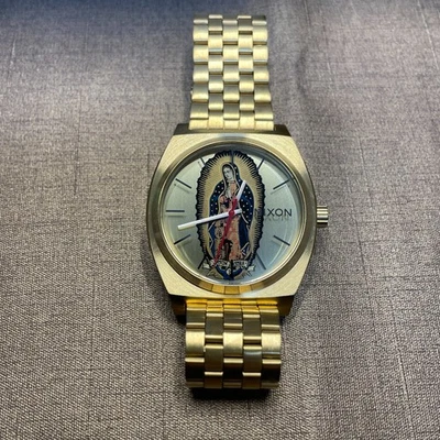 Nixon Santa Cruz Time Teller Jason Jesse Maria NA0452896-00 Gold Uhr h062 - Bild 1 von 4