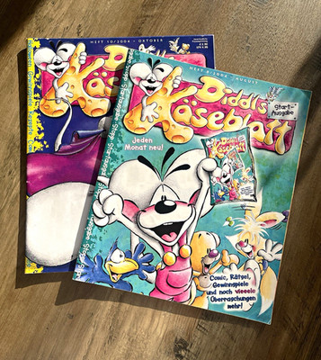 Diddl Käseblatt Magazin 2er-Set Heft 8/2004 August & 10/2004 Oktober