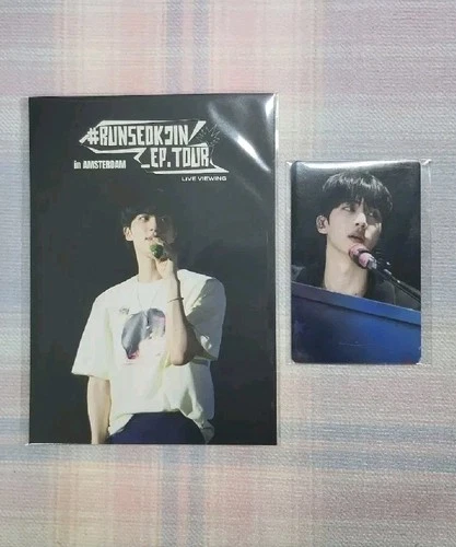 BTS JIN RunSeokJin EP.TOUR Ámsterdam Visualización en Vivo Regalo Especial PC + Postal