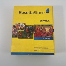 NIB Rosetta Stone Espanol Spanish Latin America Levels 1 Version 4 PC/Mac