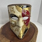 Venetian Mask Casanova Bauta Carnival Paper Machete 🔥