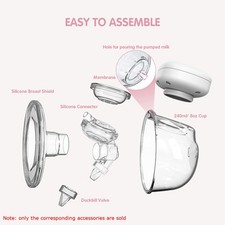 (Duckbill Valve)Electric Breast Pump Replacement Accessory Includes 2 DY9