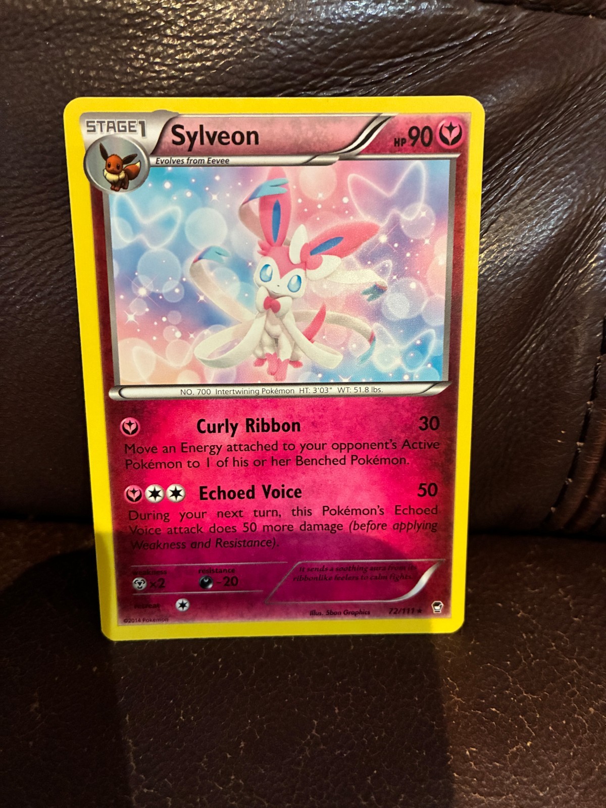 Pokemon Sylveon 72/111 Furious Fists, XY (LP)