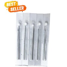 5 Piece Medical-Grade Stainless Steel Piercing Needles - Ultra Sharp  Hygienic