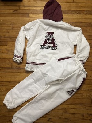 Vintage Alabama Crimson Tide Windbreaker Suit Tracksuit Set