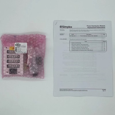Simplex 4100-0634 Power Distribution Module