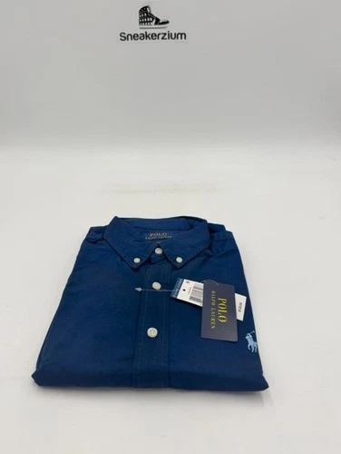 Polo Ralph Lauren Oxford Sport Shirt Chalet Blue Brand New Retail $125.00 image 6