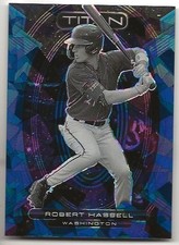 Robert Hassell 2023 Panini Chronicles Titan Navy Blue Ice Prizm 01/25 Nationals
