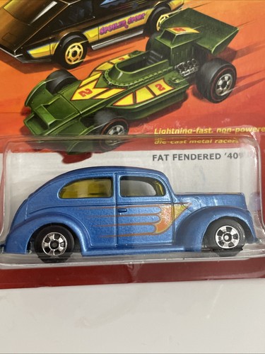 Hot Wheels The Hot Ones Fat Fendered '40 Chase Car in Protective Case BLUE - Picture 3 of 14