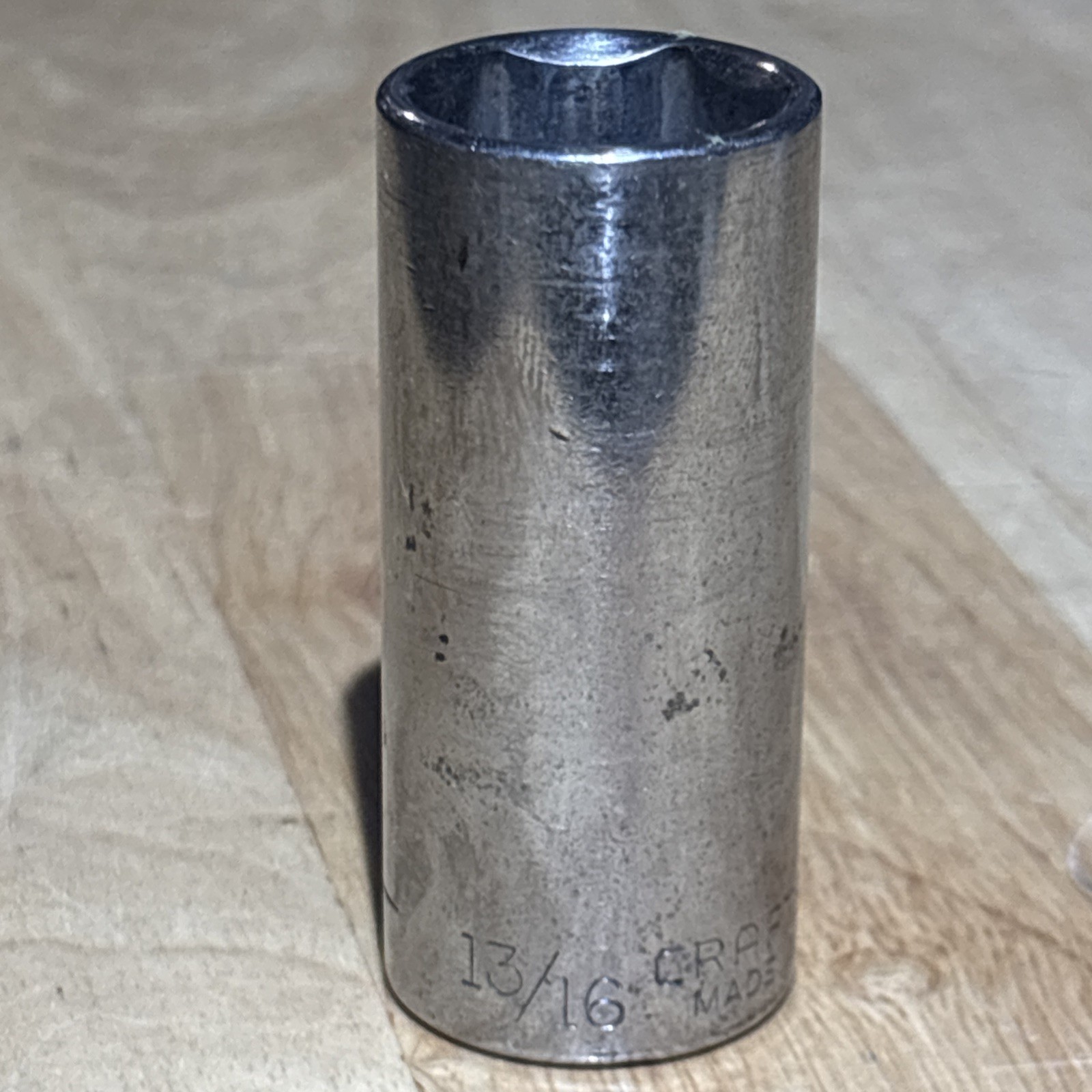 Craftsman 13/16" Deep Socket 3/8" Drive 6 Point Inverted G Series 43338 USA