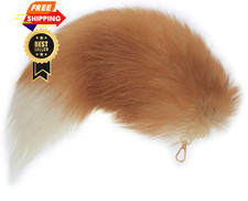 Chunxiao Supper Huge and Fluffy Sunny Fox Tail Fur Cosplay All, Orange