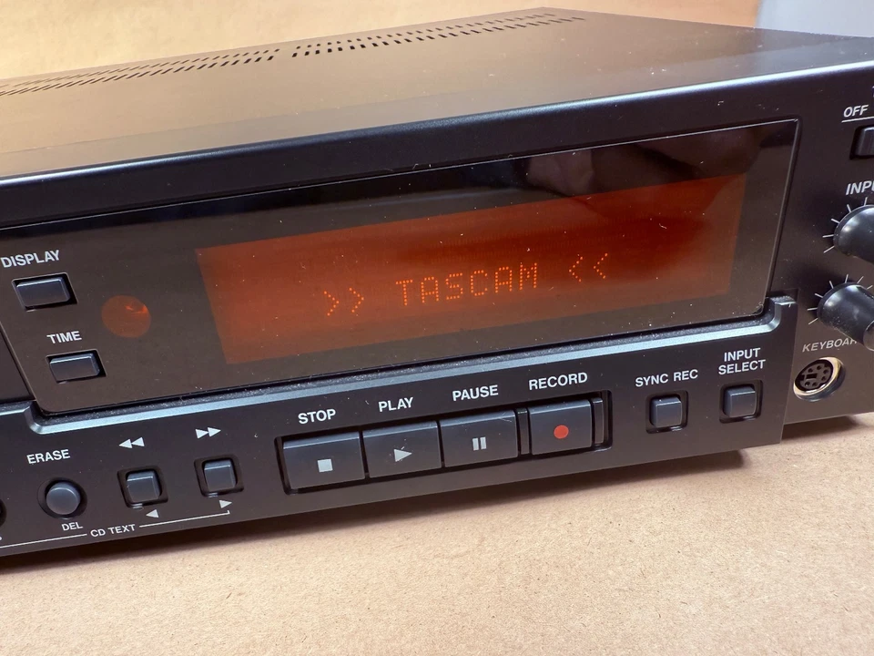 Tascam CD-RW900MKII Professional CD Recorder w/ Remote - Tested - Working - Image 2 of 4