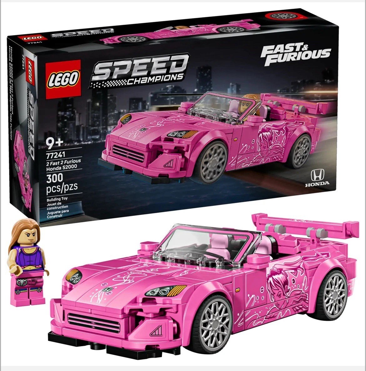 FAST SHIP* LEGO Speed Champions 2 Fast 2 Furious Honda S2000 Suki