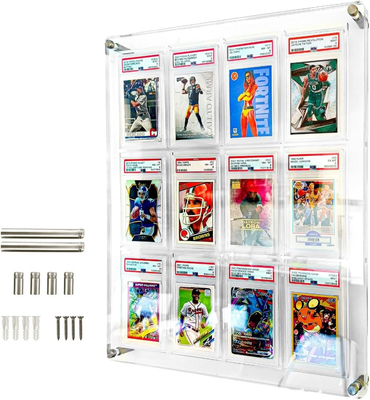 Acrylic PSA Slab Card Display Case 12 Graded Baseball Card Display Frame Clear V | eBay Acrylic PSA Slab Card Display Case 12 Graded Baseball Card Display Frame Clear V | eBay