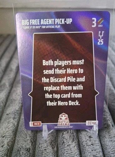 Bo Jackson Battle Arena Philly Big Free Agent Pick Up Play Foil #PHI-33