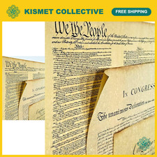 Three Essential Documents of Freedom: Constitution, Declaration Bill of Rights