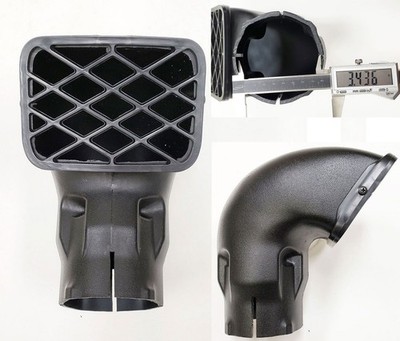 For Ram Inlet Intake Snorkel Head 3.5'' Inner Diameter Off Road 4x4 Universal
