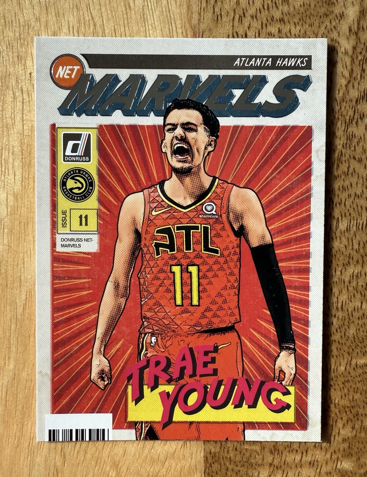 2019-20 Panini Donruss #16 Trae Young Net Marvels SP