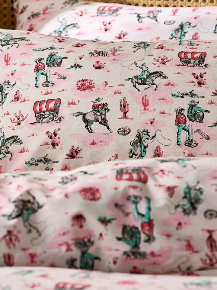 Cath Kidston Cow Girl Bedding Set With Pillowcases – 3 Sizes - Image 3 of 4