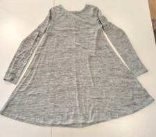 Old Navy Women's Sweater Dress Striped Gray Long Sleeve A Line Round Neck