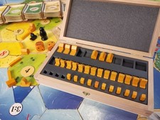 STEKIS Organizer Box Halter Kiste Holz passend für die Siedler Figuren Seefahrer