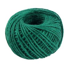 Jute 2mm Twine Cord Roll 50 mtrs - Green