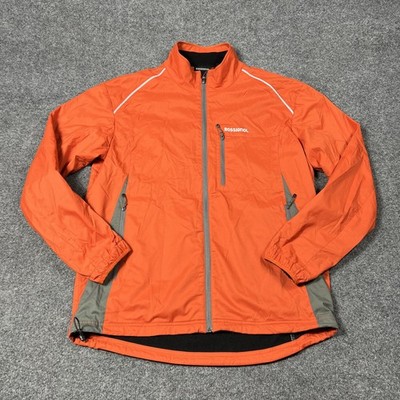 Rossignol Jacket Mens Extra Large Orange Softshell Windbreaker Ski Outdoors