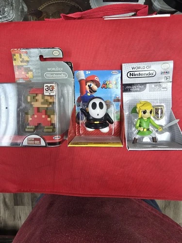 Nintendo World of Nintendo Collectible Figures Mario Shy Guy Link Super Mario B…