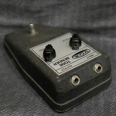 VOX Vintage V828 Tone Bender Guitar Effects Pedal Black Silver Panel 1969 Used