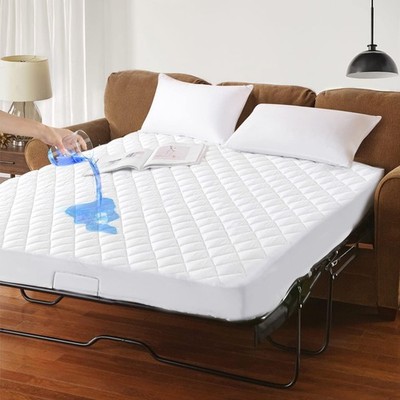 GRT Waterproof Sofa Bed Mattress Pad - 100% Queen Queen, White