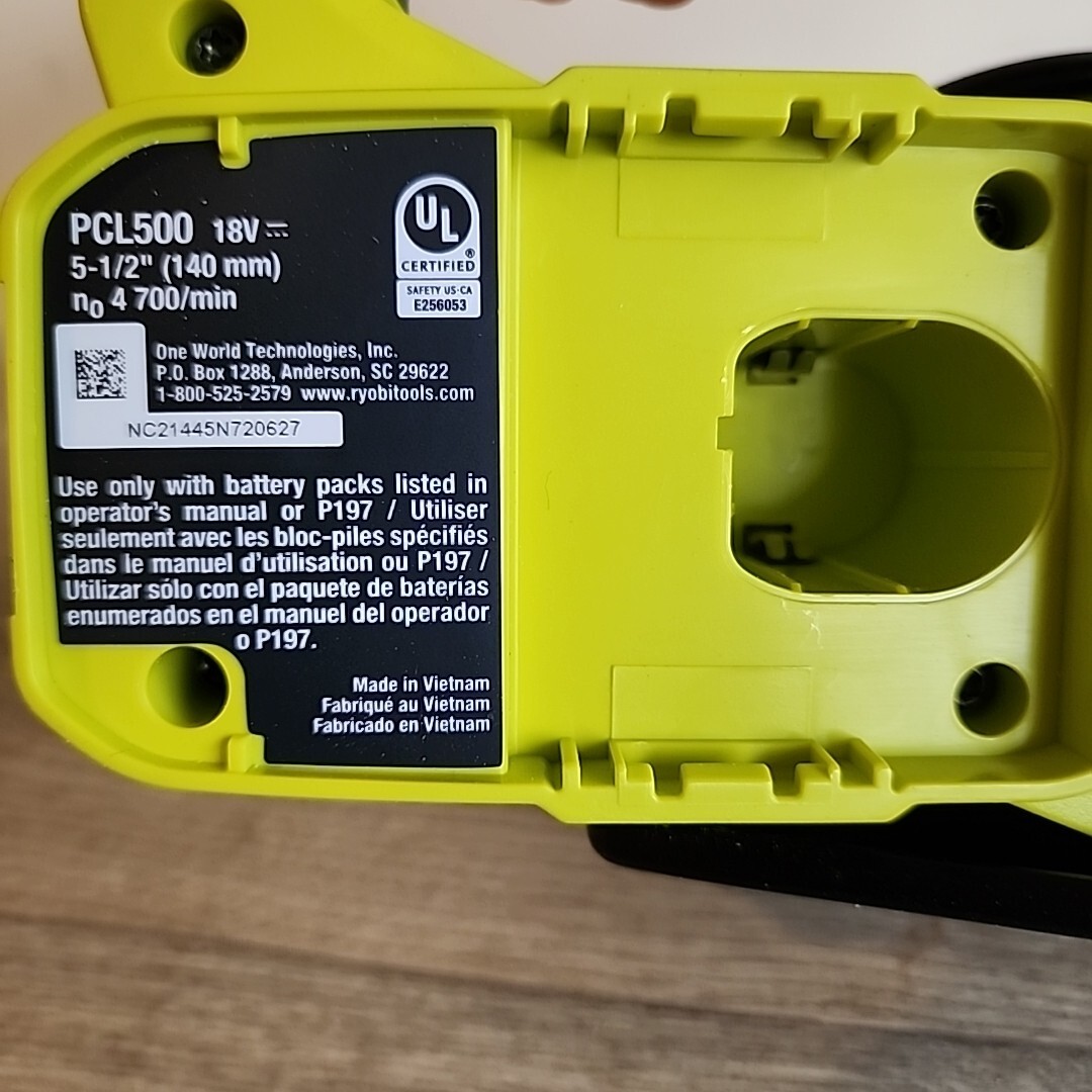 RYOBI Circular Saw PCL500B 18Volt 51/2" Circular Saw TOOL ONLY P37C eBay