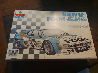 Maquette ESCI 3042 BMW M1 Pooh Jeans 1/24 - Version Rare Sous Blister - Comme Neuf
