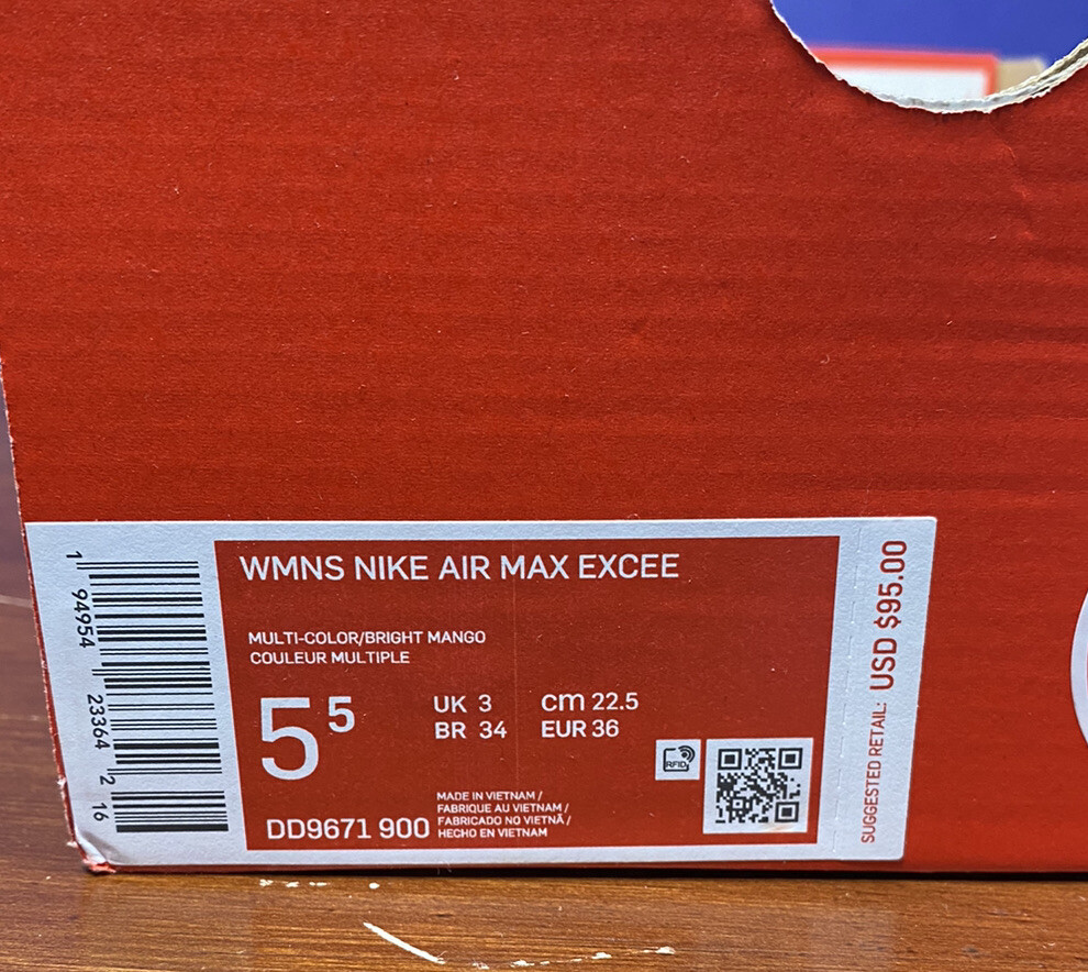 Size 5.5 - Nike Air Max Excee Purple Pulse Multi 2021 for sale online | eBay