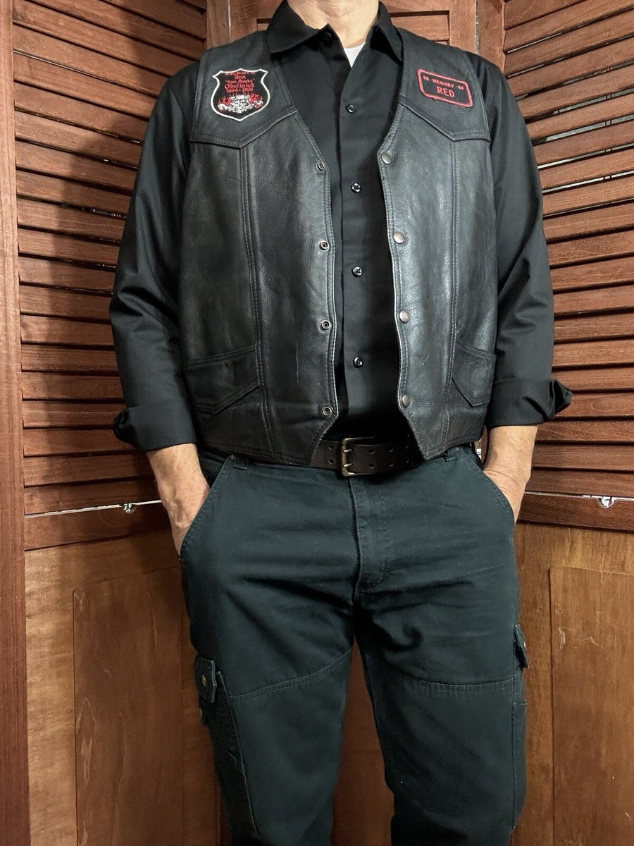 Mens Vest Dream Apparel Vest Leather Motorcycle Mens Vest USA