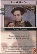 Babylon 5: Lord Refa [Ungraded] from set B5 Premiere B5 Precedence