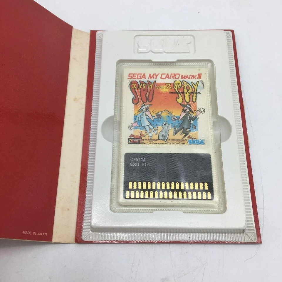 SPY VS SPY MAD Sega My Card Mark III 1984 C-514 Region-free SEGA Video game NEW - Image 3 of 4