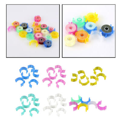 50 Stück Spulenhalter, 50 Stück Spulenhalter Clips Klammern Spulenfadenspule